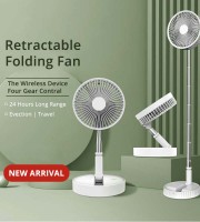 Telescopic Rechargeable Mini Folding Stand Fan Up to 40"